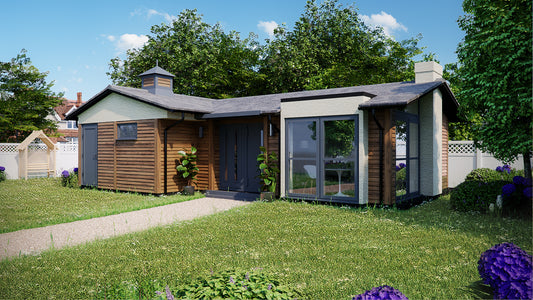 A one bedroom cottage style annexe by Rubicon Garden Rooms