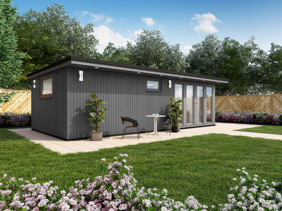 A one bedroom Composite granny annexe with shower room