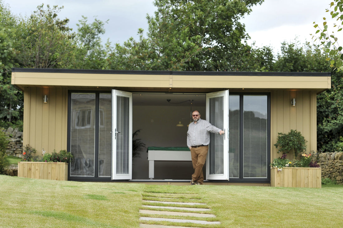 Garden Office & Games Room Build In Halifax