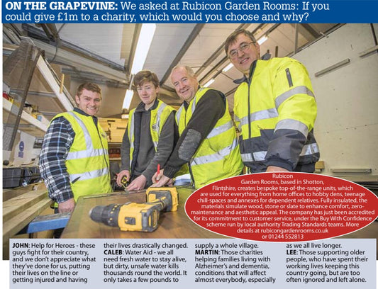 Rubicon garden rooms in the press